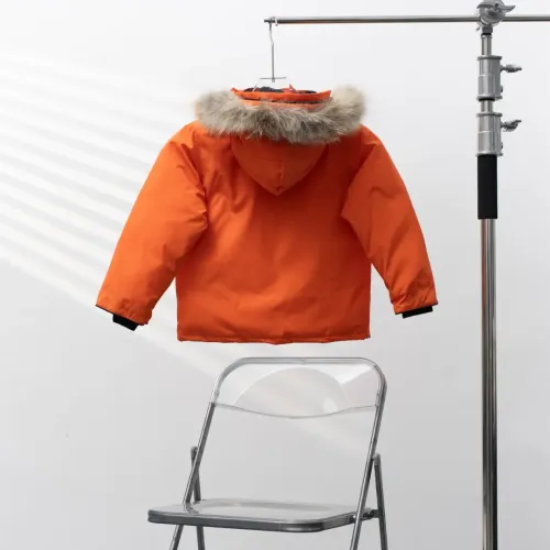Replica Canada Goose Down Feather Coat Long Sleeved For Kids #1398856 $132.00 USD for Wholesale