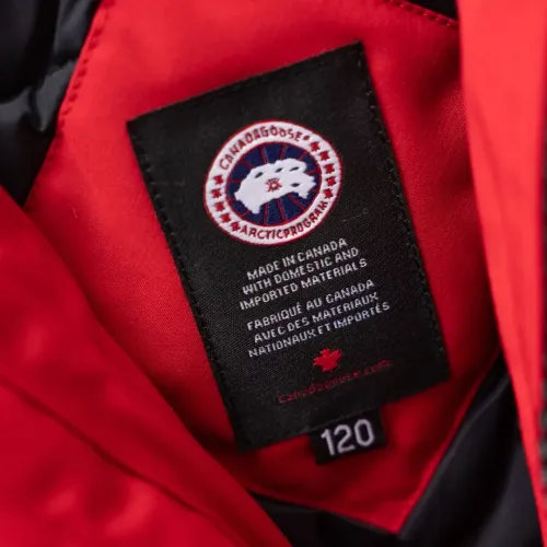 Replica Canada Goose Down Feather Coat Long Sleeved For Kids #1398857 $132.00 USD for Wholesale