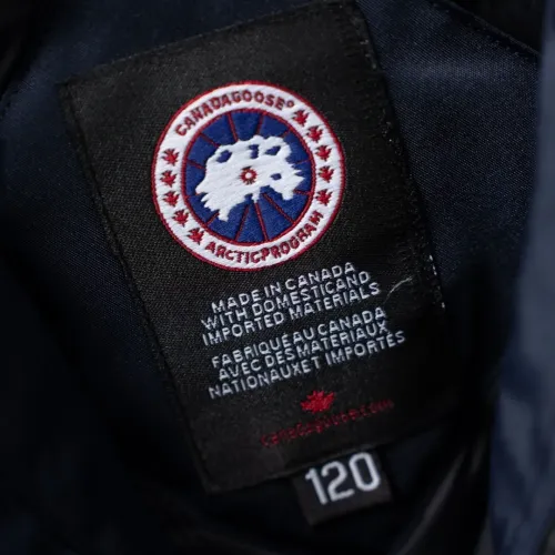 Replica Canada Goose Down Feather Coat Long Sleeved For Kids #1398860 $132.00 USD for Wholesale