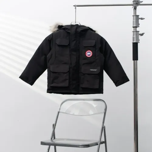 Wholesale Canada Goose Down Feather Coat Long Sleeved For Kids #1398861 $132.00 USD, Wholesale Quality Replica Canada Goose Down Feather Coat
