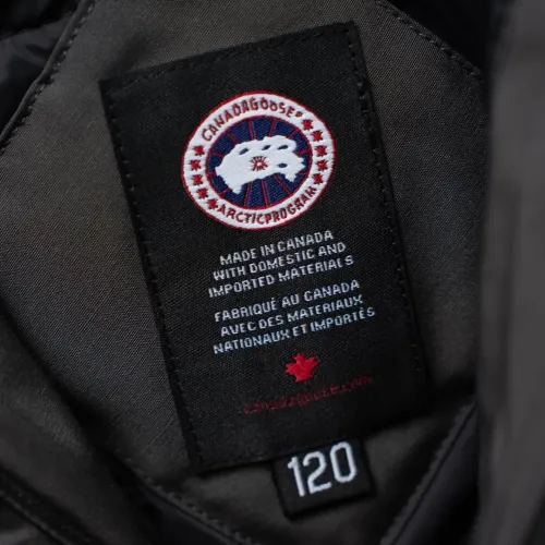 Replica Canada Goose Down Feather Coat Long Sleeved For Kids #1398862 $132.00 USD for Wholesale