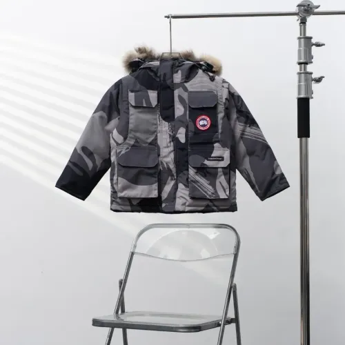 Wholesale Canada Goose Down Feather Coat Long Sleeved For Kids #1398863 $132.00 USD, Wholesale Quality Replica Canada Goose Down Feather Coat
