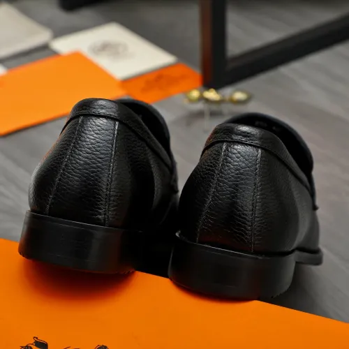 Replica Hermes Leather Shoes For Men #1399058 $85.00 USD for Wholesale