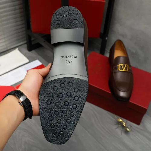 Replica Valentino Leather Shoes For Men #1399059 $85.00 USD for Wholesale