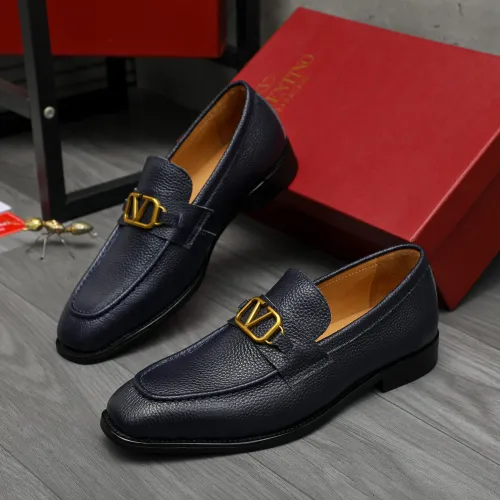 Wholesale Valentino Leather Shoes For Men #1399066 $85.00 USD, Wholesale Quality Replica Valentino Leather Shoes