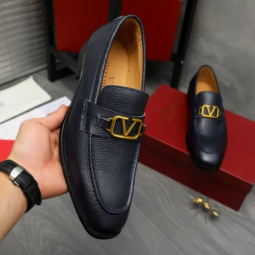 Replica Valentino Leather Shoes For Men #1399066 $85.00 USD for Wholesale