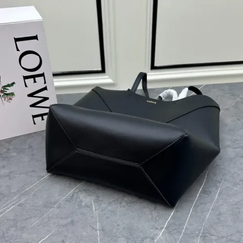 Replica LOEWE AAA Quality Shoulder Bags In Brown For Women #1399067 $158.00 USD for Wholesale