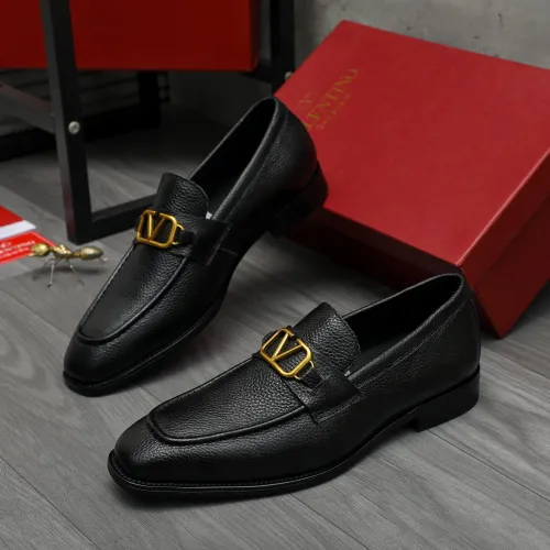 Wholesale Valentino Leather Shoes For Men #1399068 $85.00 USD, Wholesale Quality Replica Valentino Leather Shoes