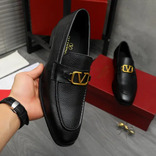 Replica Valentino Leather Shoes For Men #1399068 $85.00 USD for Wholesale