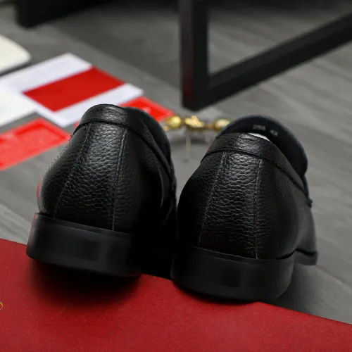 Replica Valentino Leather Shoes For Men #1399068 $85.00 USD for Wholesale