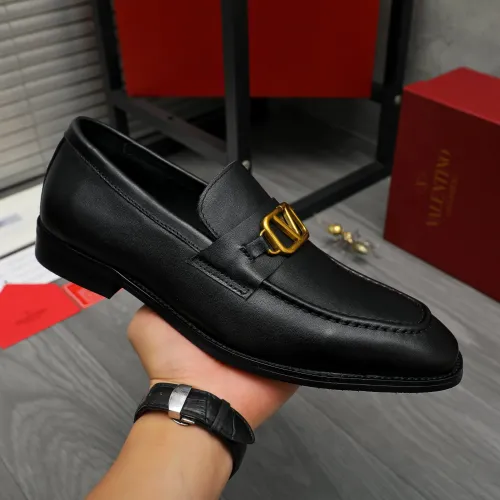 Replica Valentino Leather Shoes For Men #1399069 $85.00 USD for Wholesale