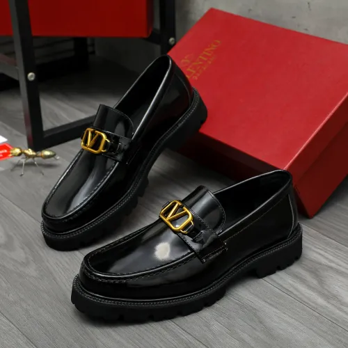 Wholesale Valentino Leather Shoes For Men #1399070 $85.00 USD, Wholesale Quality Replica Valentino Leather Shoes