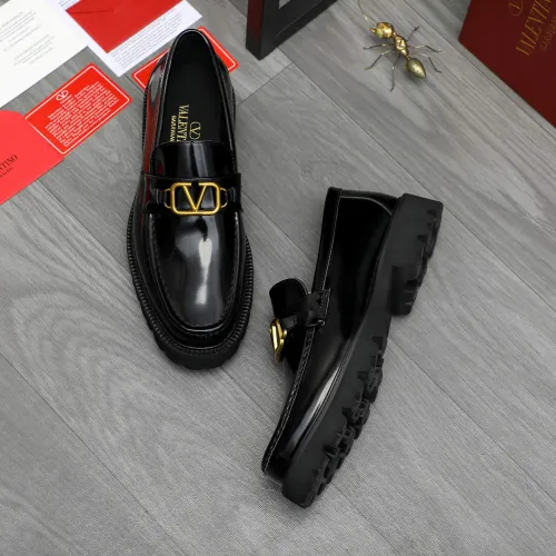 Replica Valentino Leather Shoes For Men #1399070 $85.00 USD for Wholesale