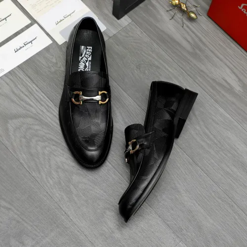 Wholesale Salvatore Ferragamo Leather Shoes For Men #1399115 $82.00 USD, Wholesale Quality Replica Salvatore Ferragamo Leather Shoes