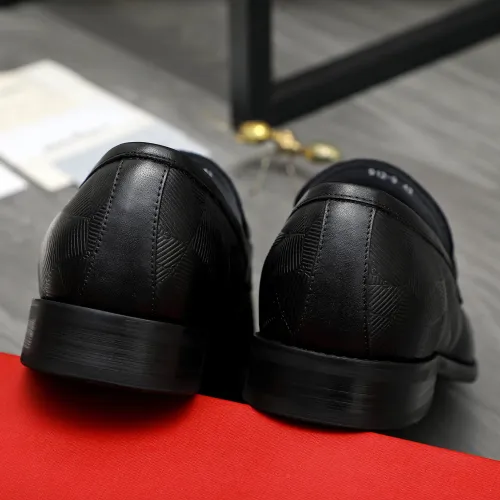 Replica Salvatore Ferragamo Leather Shoes For Men #1399115 $82.00 USD for Wholesale