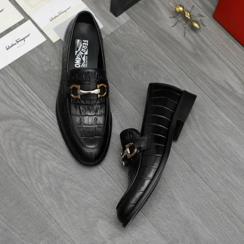Wholesale Salvatore Ferragamo Leather Shoes For Men #1399117 $82.00 USD, Wholesale Quality Replica Salvatore Ferragamo Leather Shoes