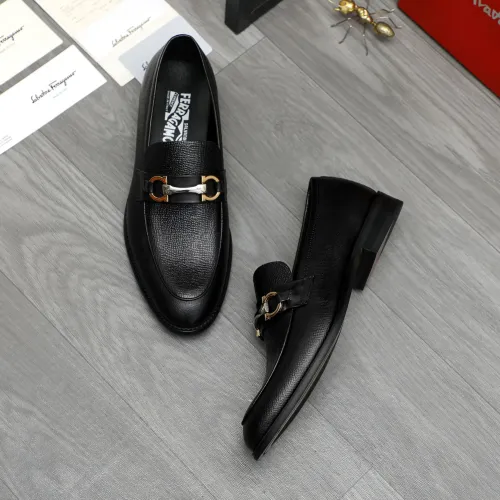 Wholesale Salvatore Ferragamo Leather Shoes For Men #1399124 $82.00 USD, Wholesale Quality Replica Salvatore Ferragamo Leather Shoes