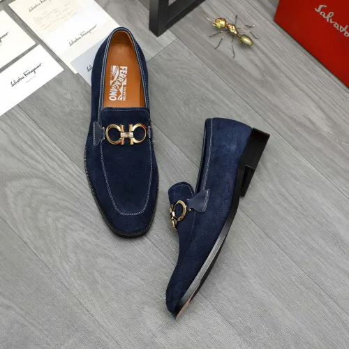 Wholesale Salvatore Ferragamo Leather Shoes For Men #1399135 $80.00 USD, Wholesale Quality Replica Salvatore Ferragamo Leather Shoes