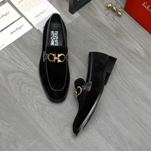 Wholesale Salvatore Ferragamo Leather Shoes For Men #1399136 $80.00 USD, Wholesale Quality Replica Salvatore Ferragamo Leather Shoes