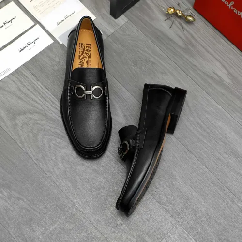 Wholesale Salvatore Ferragamo Leather Shoes For Men #1399142 $85.00 USD, Wholesale Quality Replica Salvatore Ferragamo Leather Shoes