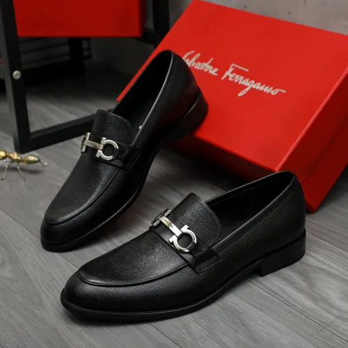 Wholesale Salvatore Ferragamo Leather Shoes For Men #1399143 $82.00 USD, Wholesale Quality Replica Salvatore Ferragamo Leather Shoes