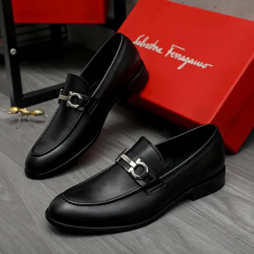 Wholesale Salvatore Ferragamo Leather Shoes For Men #1399145 $82.00 USD, Wholesale Quality Replica Salvatore Ferragamo Leather Shoes