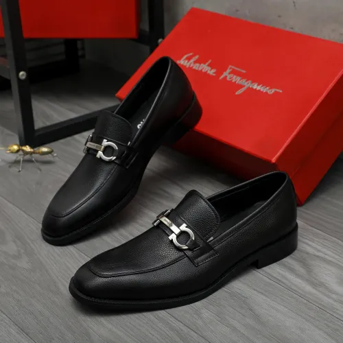 Wholesale Salvatore Ferragamo Leather Shoes For Men #1399147 $82.00 USD, Wholesale Quality Replica Salvatore Ferragamo Leather Shoes
