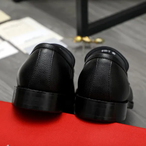 Replica Salvatore Ferragamo Leather Shoes For Men #1399147 $82.00 USD for Wholesale