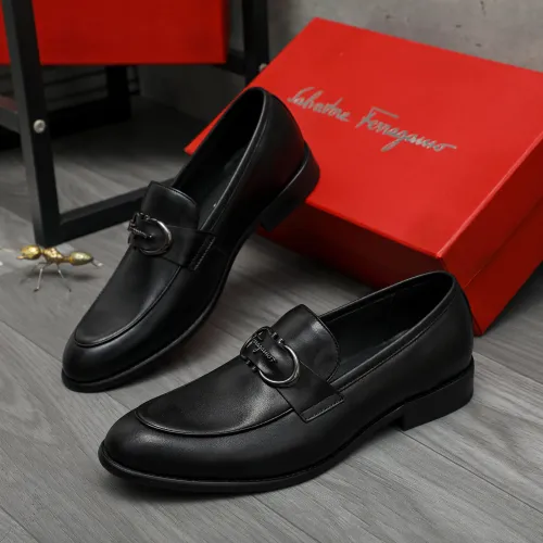 Wholesale Salvatore Ferragamo Leather Shoes For Men #1399149 $82.00 USD, Wholesale Quality Replica Salvatore Ferragamo Leather Shoes