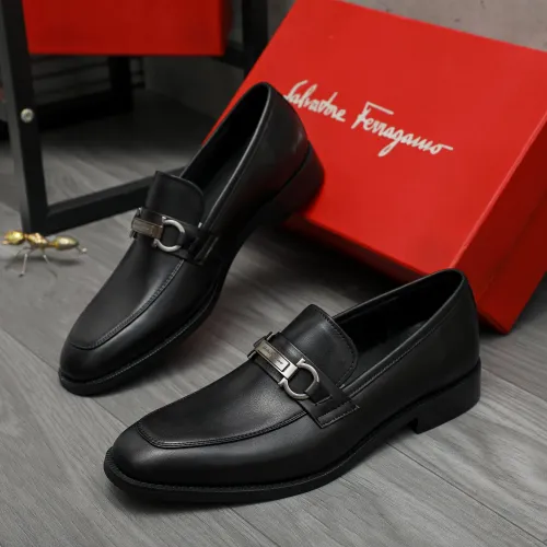 Wholesale Salvatore Ferragamo Leather Shoes For Men #1399150 $82.00 USD, Wholesale Quality Replica Salvatore Ferragamo Leather Shoes