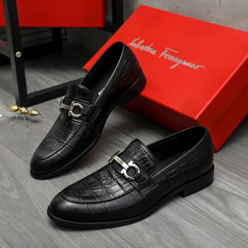 Wholesale Salvatore Ferragamo Leather Shoes For Men #1399152 $82.00 USD, Wholesale Quality Replica Salvatore Ferragamo Leather Shoes