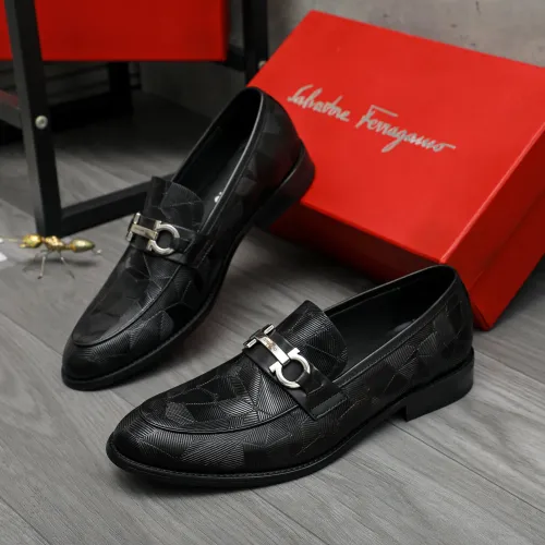 Wholesale Salvatore Ferragamo Leather Shoes For Men #1399153 $82.00 USD, Wholesale Quality Replica Salvatore Ferragamo Leather Shoes