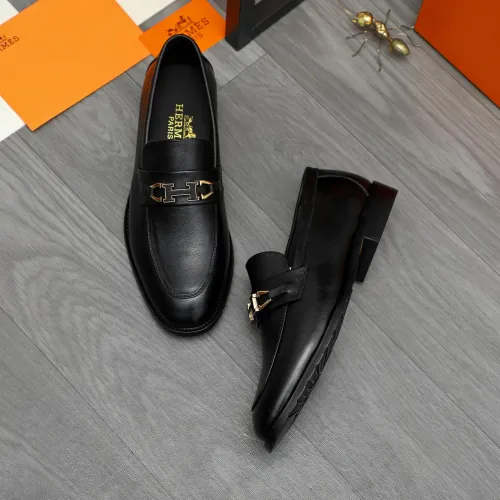 Wholesale Hermes Leather Shoes For Men #1399243 $85.00 USD, Wholesale Quality Replica Hermes Leather Shoes