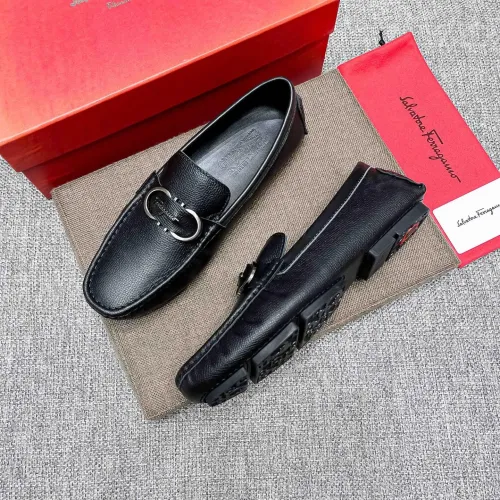 Wholesale Salvatore Ferragamo Leather Shoes For Men #1399266 $82.00 USD, Wholesale Quality Replica Salvatore Ferragamo Leather Shoes