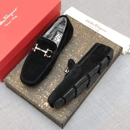Wholesale Salvatore Ferragamo Leather Shoes For Men #1399437 $98.00 USD, Wholesale Quality Replica Salvatore Ferragamo Leather Shoes