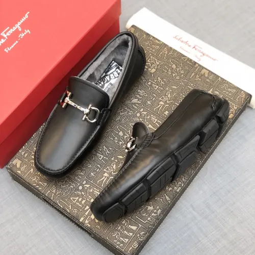 Wholesale Salvatore Ferragamo Leather Shoes For Men #1399439 $98.00 USD, Wholesale Quality Replica Salvatore Ferragamo Leather Shoes
