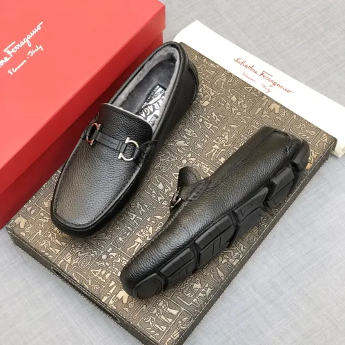 Wholesale Salvatore Ferragamo Leather Shoes For Men #1399440 $98.00 USD, Wholesale Quality Replica Salvatore Ferragamo Leather Shoes