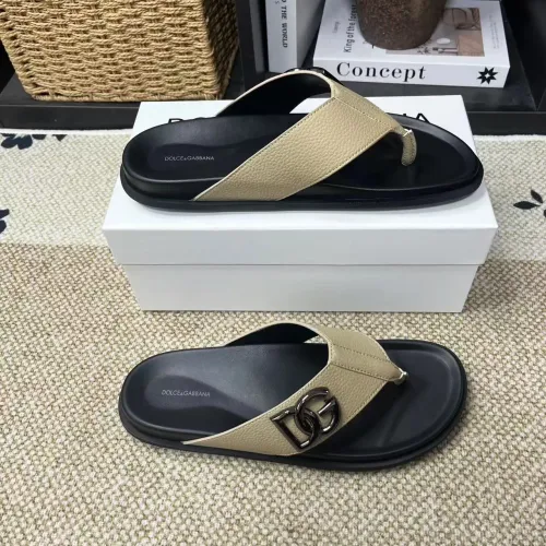 Wholesale Dolce &amp; Gabbana D&amp;G Slippers For Men #1399455 $60.00 USD, Wholesale Quality Replica Dolce &amp; Gabbana D&amp;G Slippers