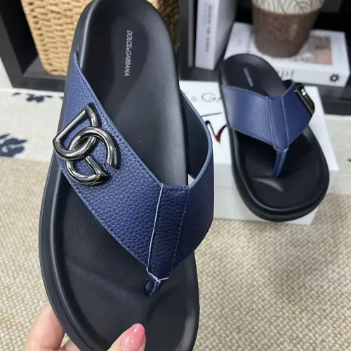 Replica Dolce & Gabbana D&G Slippers For Men #1399459 $60.00 USD for Wholesale