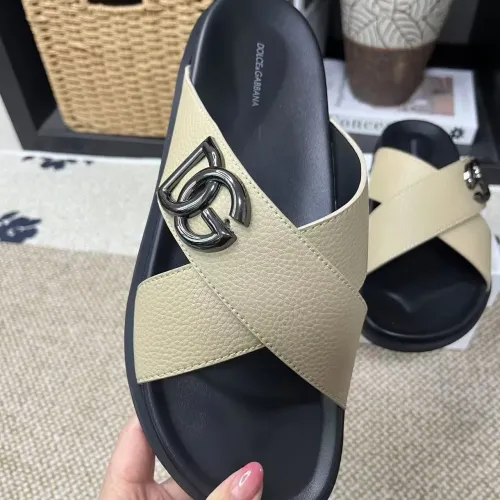 Replica Dolce & Gabbana D&G Slippers For Men #1399466 $60.00 USD for Wholesale