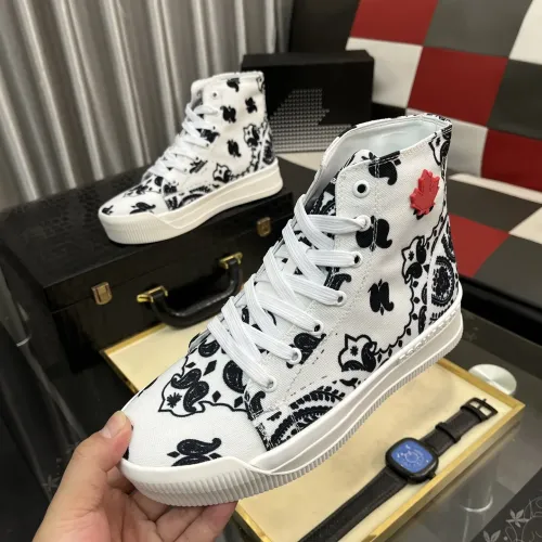 Wholesale Dsquared High Tops Shoes For Men #1399518 $85.00 USD, Wholesale Quality Replica Dsquared High Tops Shoes