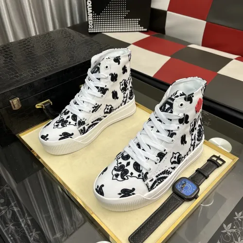 Replica Dsquared High Tops Shoes For Men #1399518 $85.00 USD for Wholesale