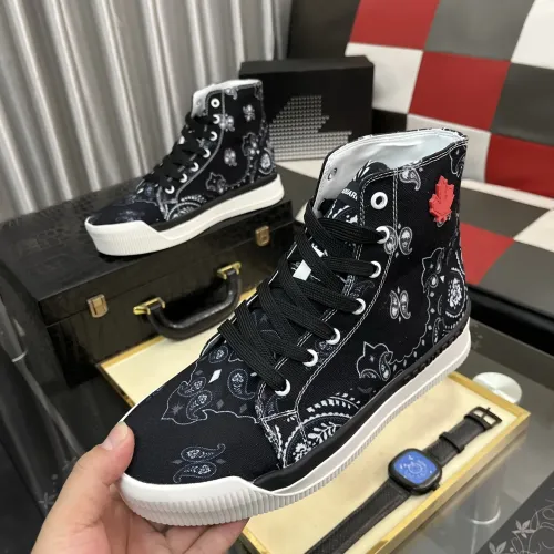 Wholesale Dsquared High Tops Shoes For Men #1399523 $85.00 USD, Wholesale Quality Replica Dsquared High Tops Shoes