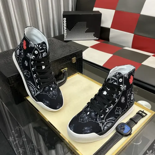 Replica Dsquared High Tops Shoes For Men #1399523 $85.00 USD for Wholesale