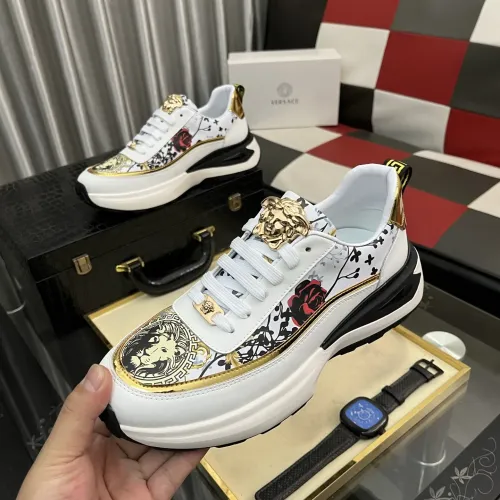 Wholesale Versace Casual Shoes For Men #1399554 $85.00 USD, Wholesale Quality Replica Versace Casual Shoes