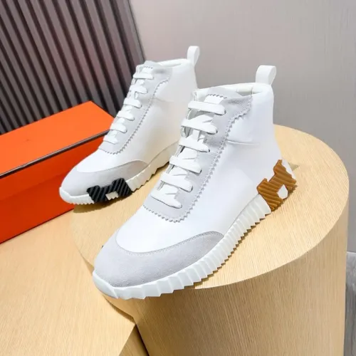 Wholesale Hermes High Tops Shoes For Men #1399608 $80.00 USD, Wholesale Quality Replica Hermes High Tops Shoes