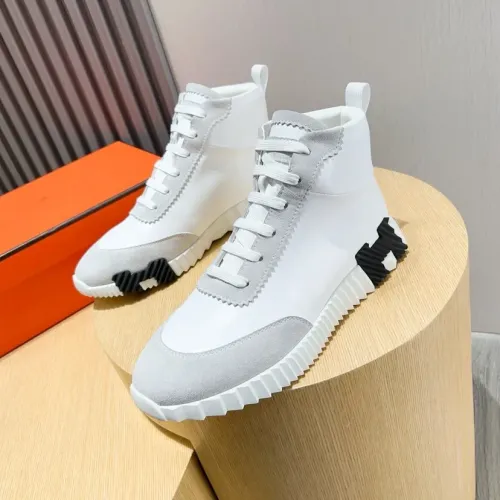 Wholesale Hermes High Tops Shoes For Men #1399609 $80.00 USD, Wholesale Quality Replica Hermes High Tops Shoes
