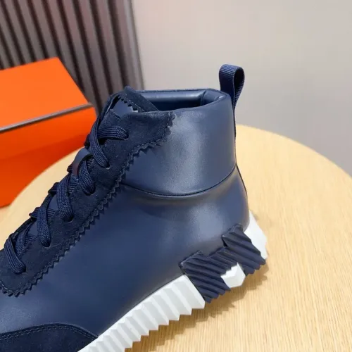 Replica Hermes High Tops Shoes For Men #1399610 $80.00 USD for Wholesale