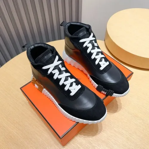 Replica Hermes High Tops Shoes For Men #1399611 $80.00 USD for Wholesale
