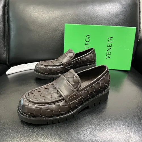 Replica Bottega Veneta BV Leather Shoes For Men #1399616 $135.00 USD for Wholesale